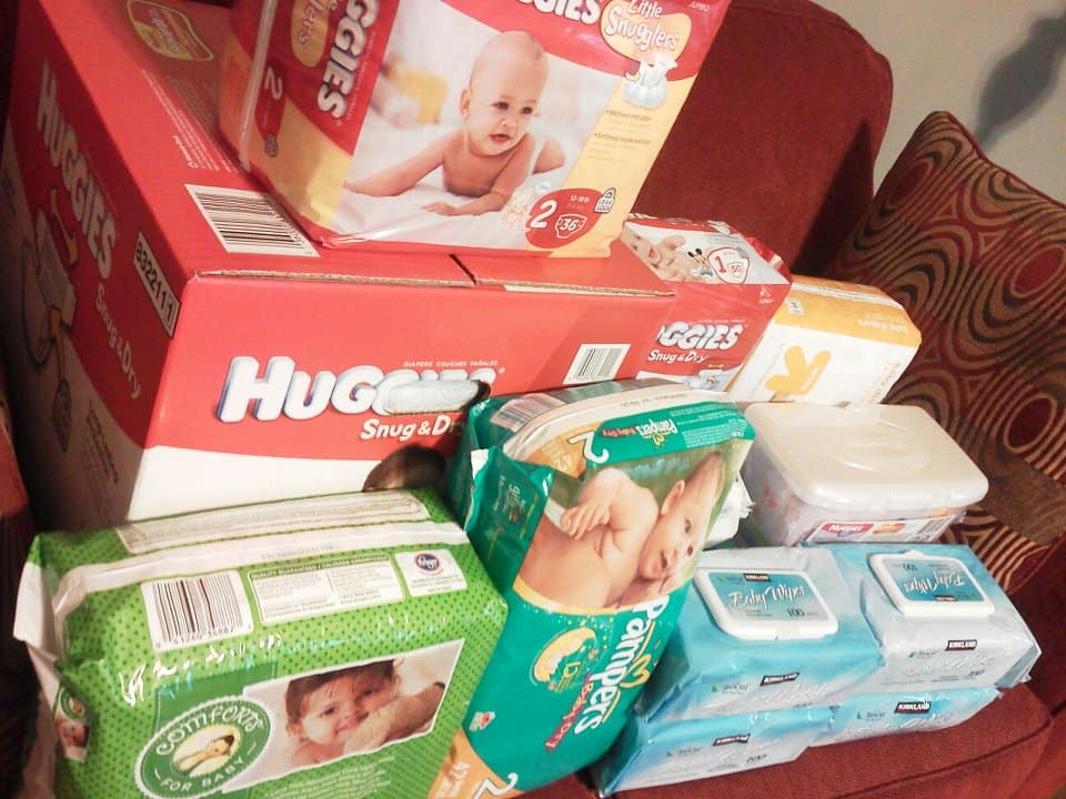 diapers and wipes